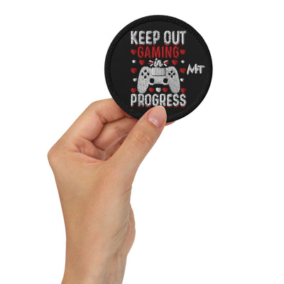 Keep out Gaming in Progress - Embroidered patches
