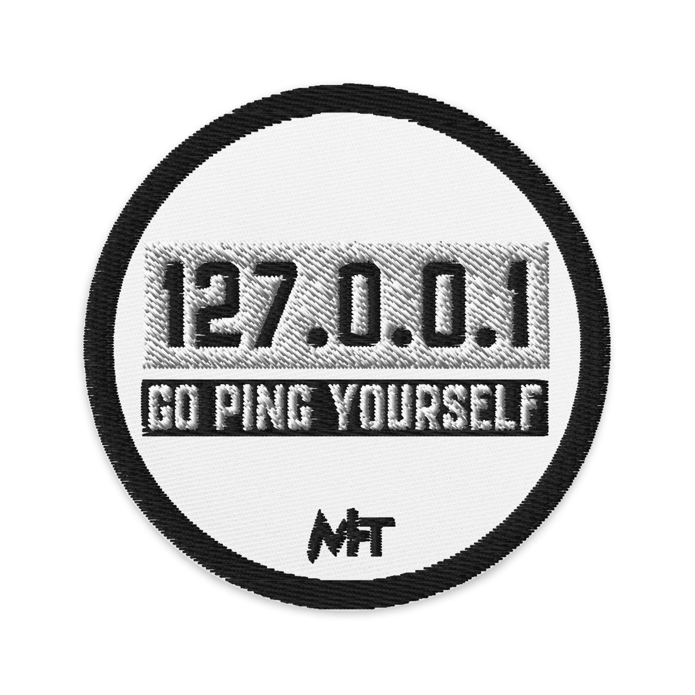 Go ping yourself - Embroidered patches