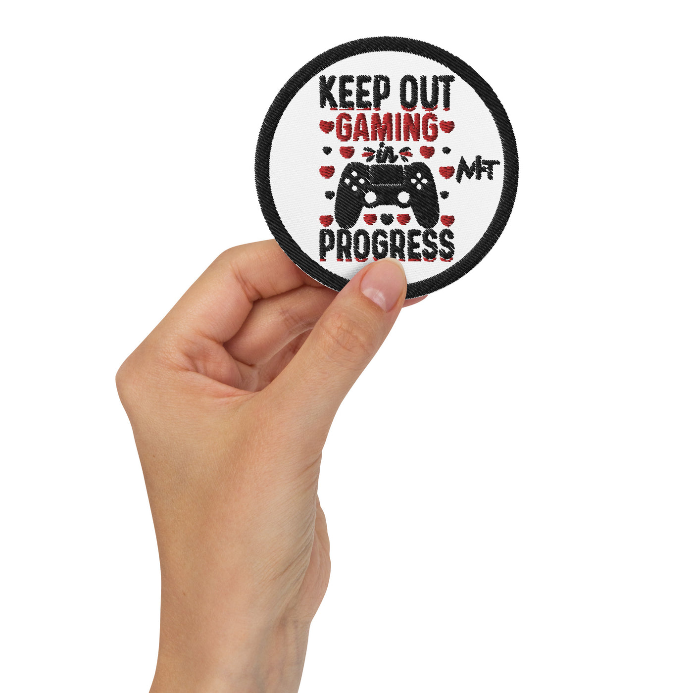 Keep out Gaming in Progress - Embroidered patches