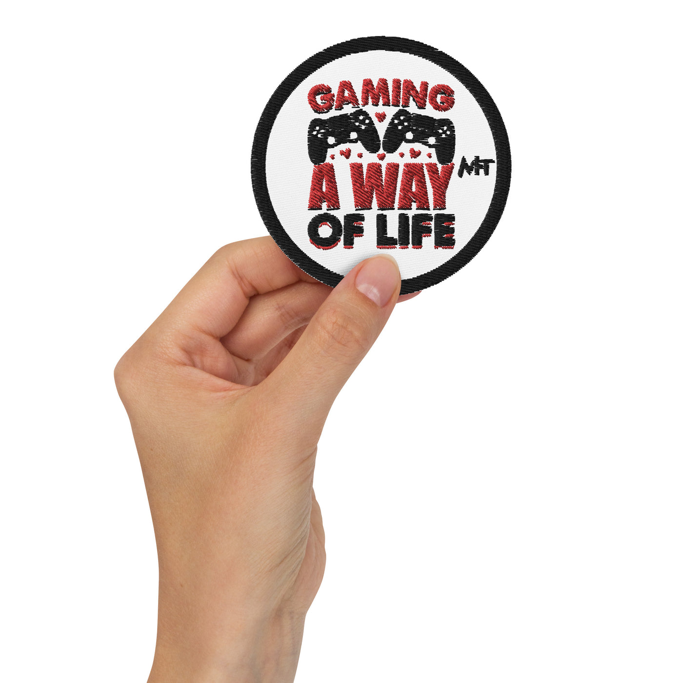 Gaming is a way of life - Embroidered patches