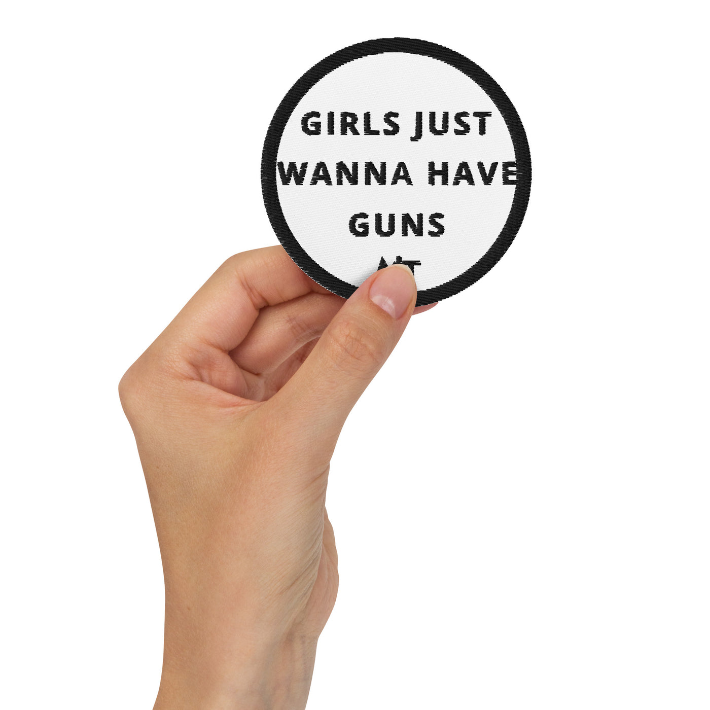 Girls just wanna have guns - Embroidered patches