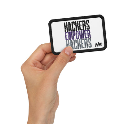 Hackers Empower Hackers V1 - Embroidered patches