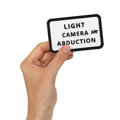 Light, Camera and Abduction - Embroidered patches