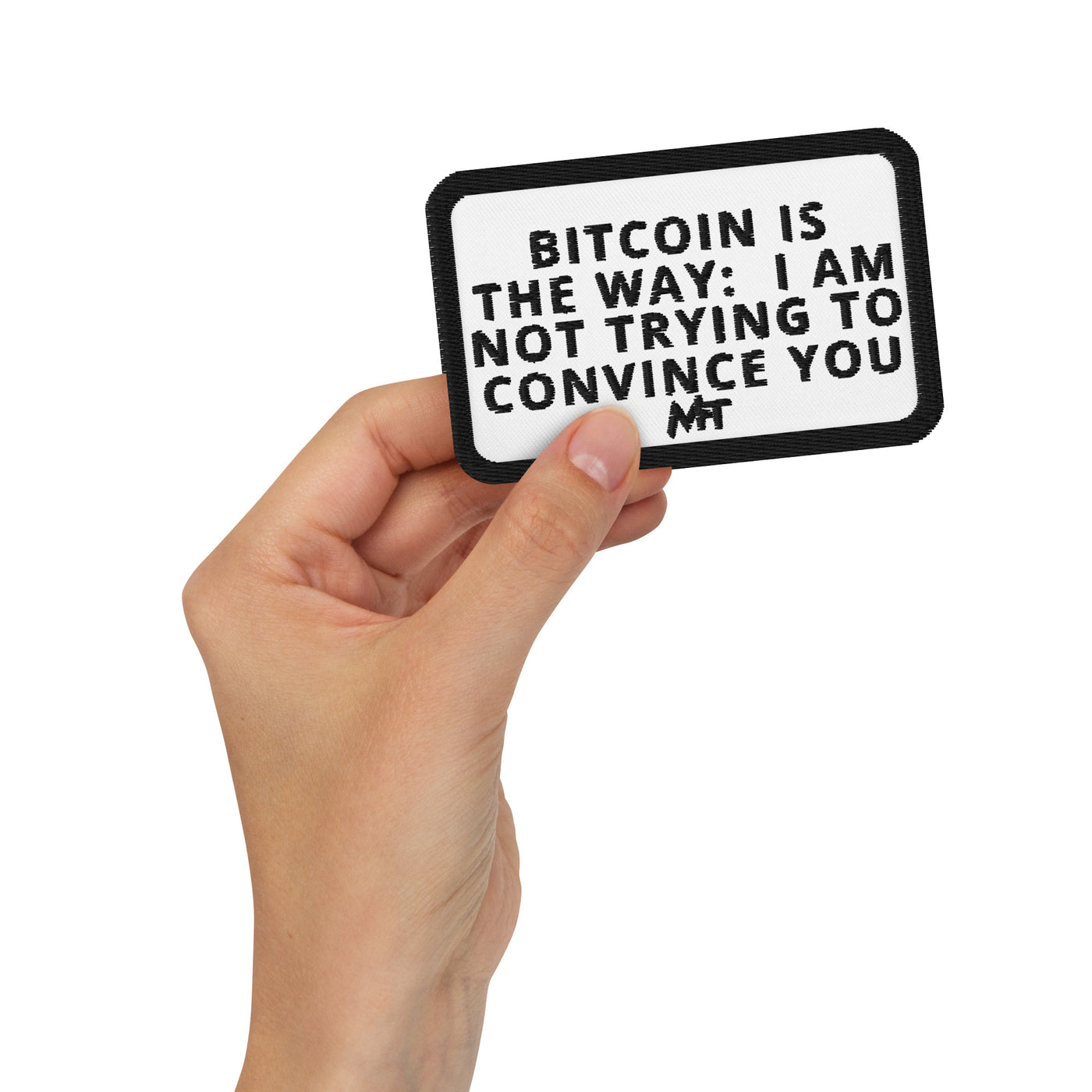 Bitcoin is the Way - Embroidered patches