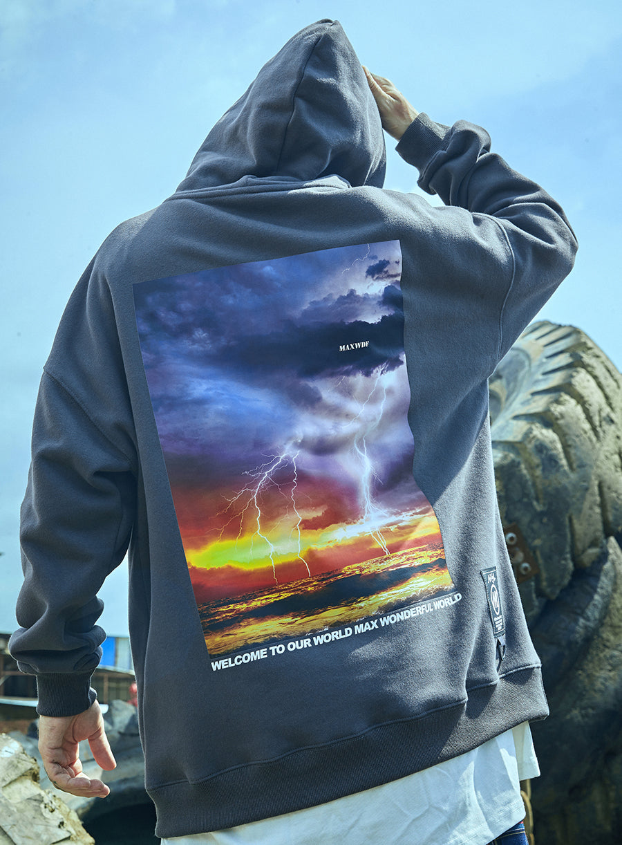 Thunderstorm Artwork Hoodie by MyHackerTech