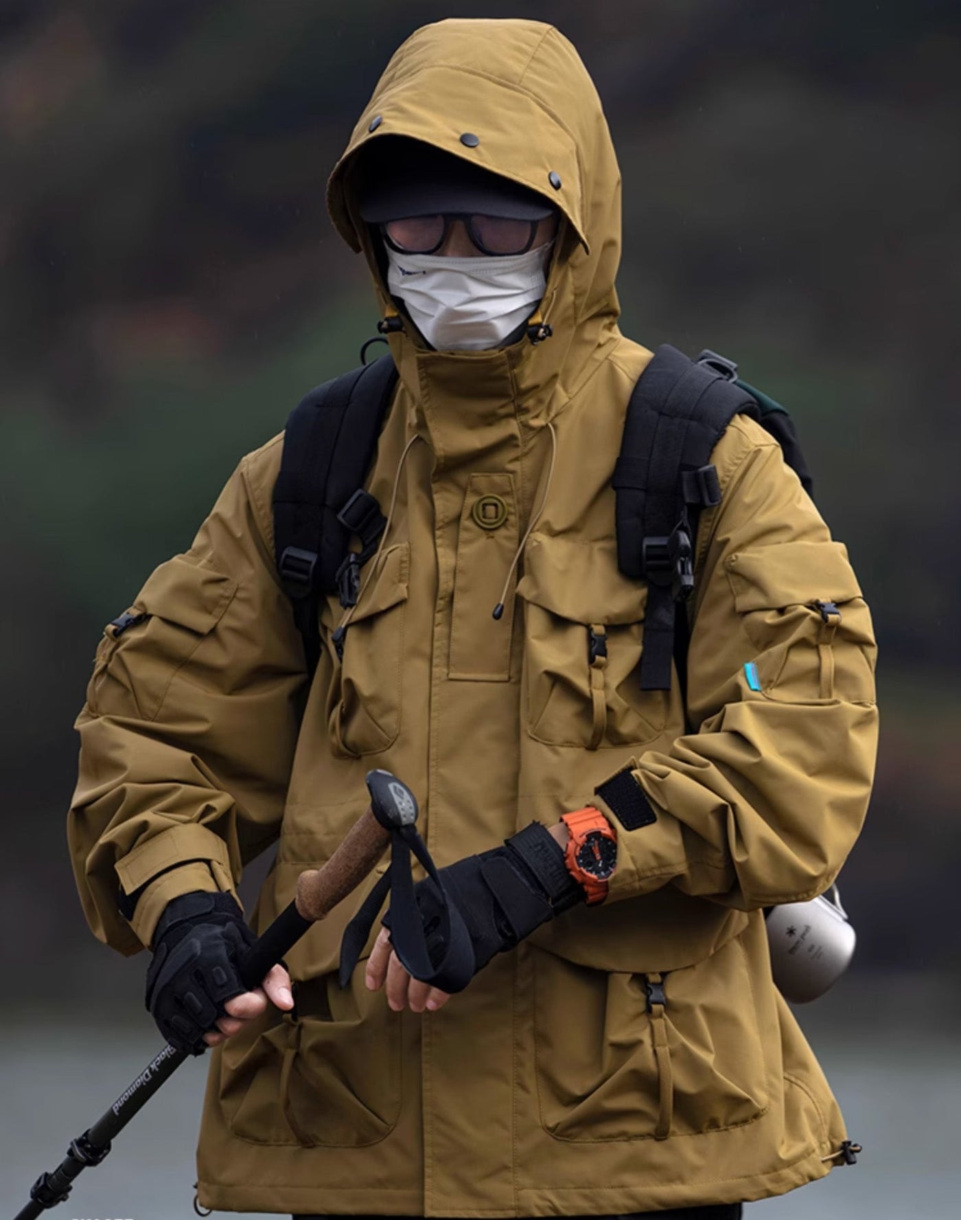 APEJ8 Khaki Tactical Wilderness Jacket by MyHackerTech