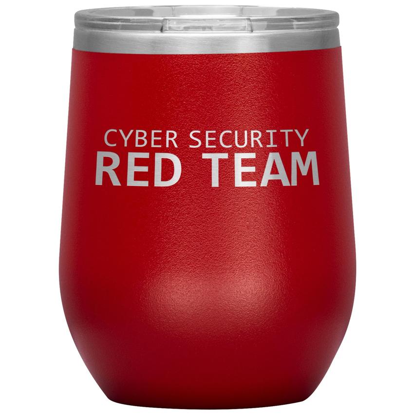Cyber Security Red Team - Wine Tumbler by MyHackerTech