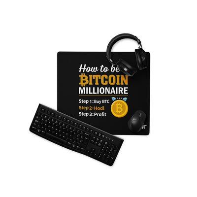 How to be a Bitcoin Millionaire Desk Mat