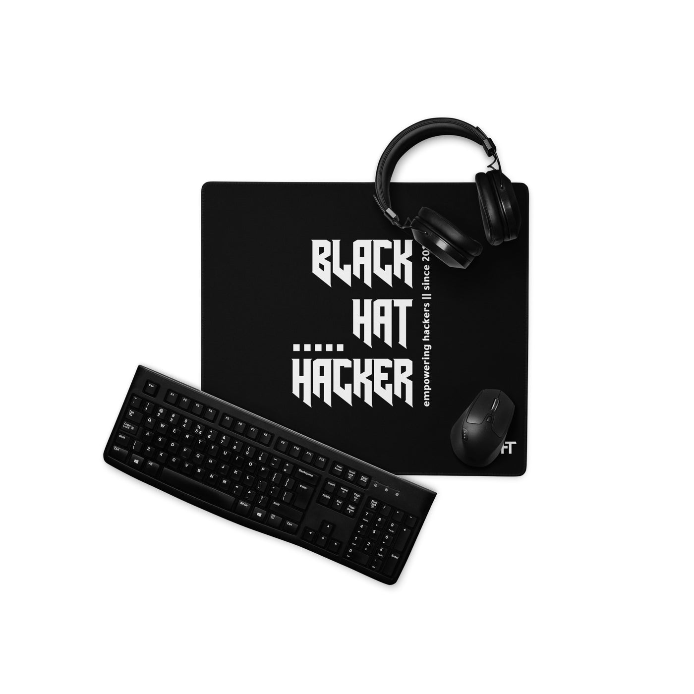 Black Hat Hacker V14  Desk Mat