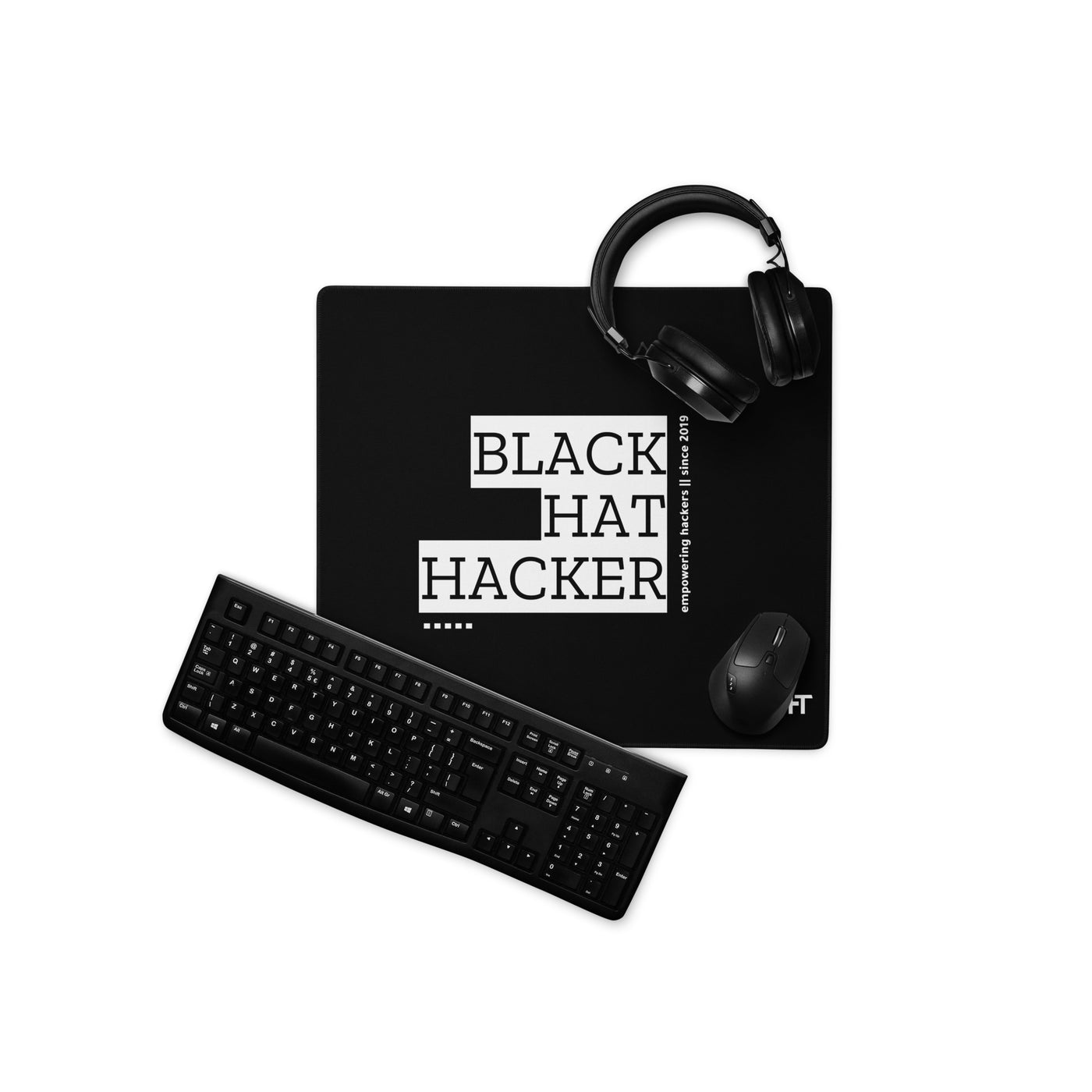 Black Hat Hacker V9 Desk Mat