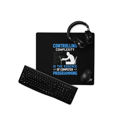 Controlling Complexity is the Essence of Computer Programming Desk Mat