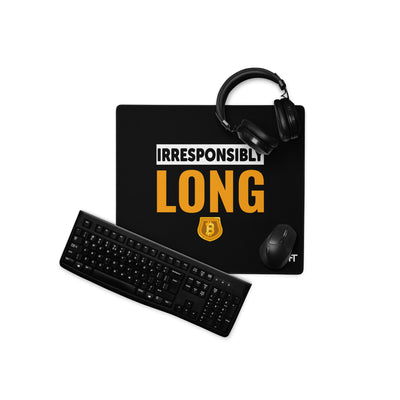 Irresponsibly Long Bitcoin - Desk Mat