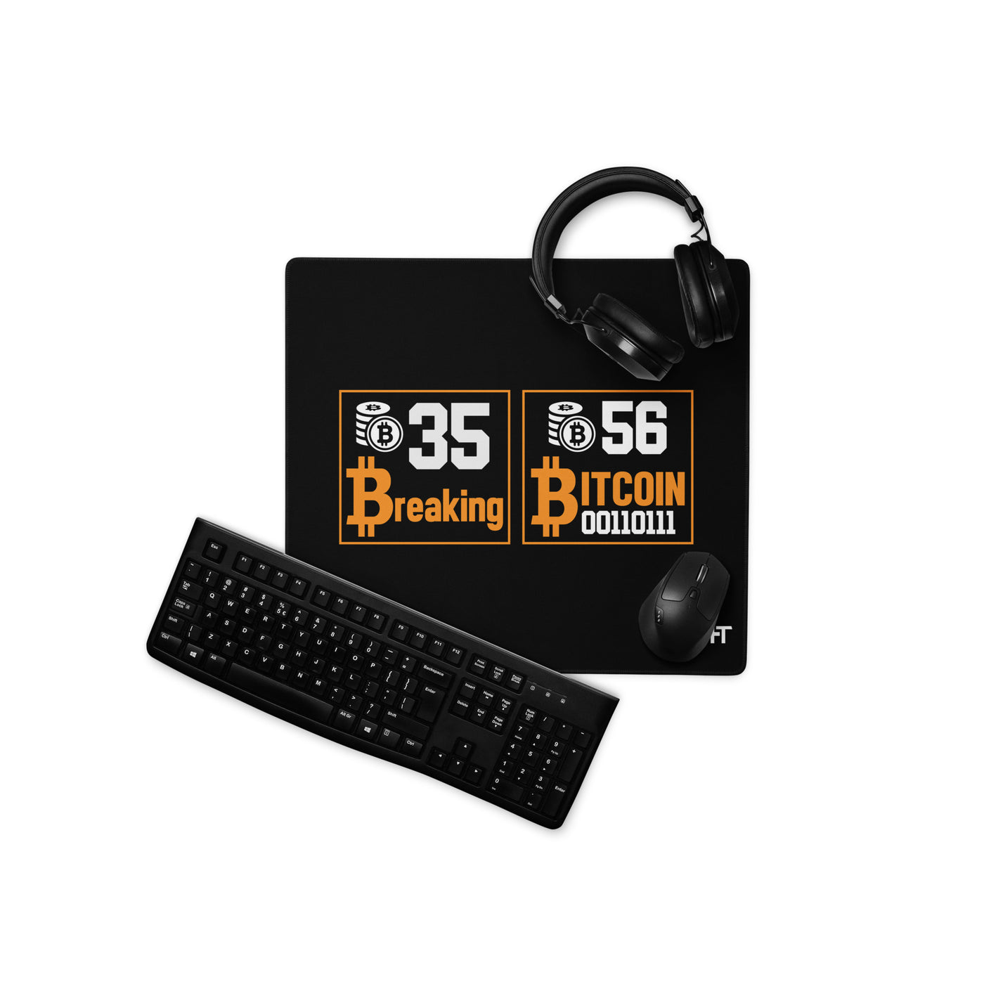 35 + 56 Breaking Bitcoin Desk Mat