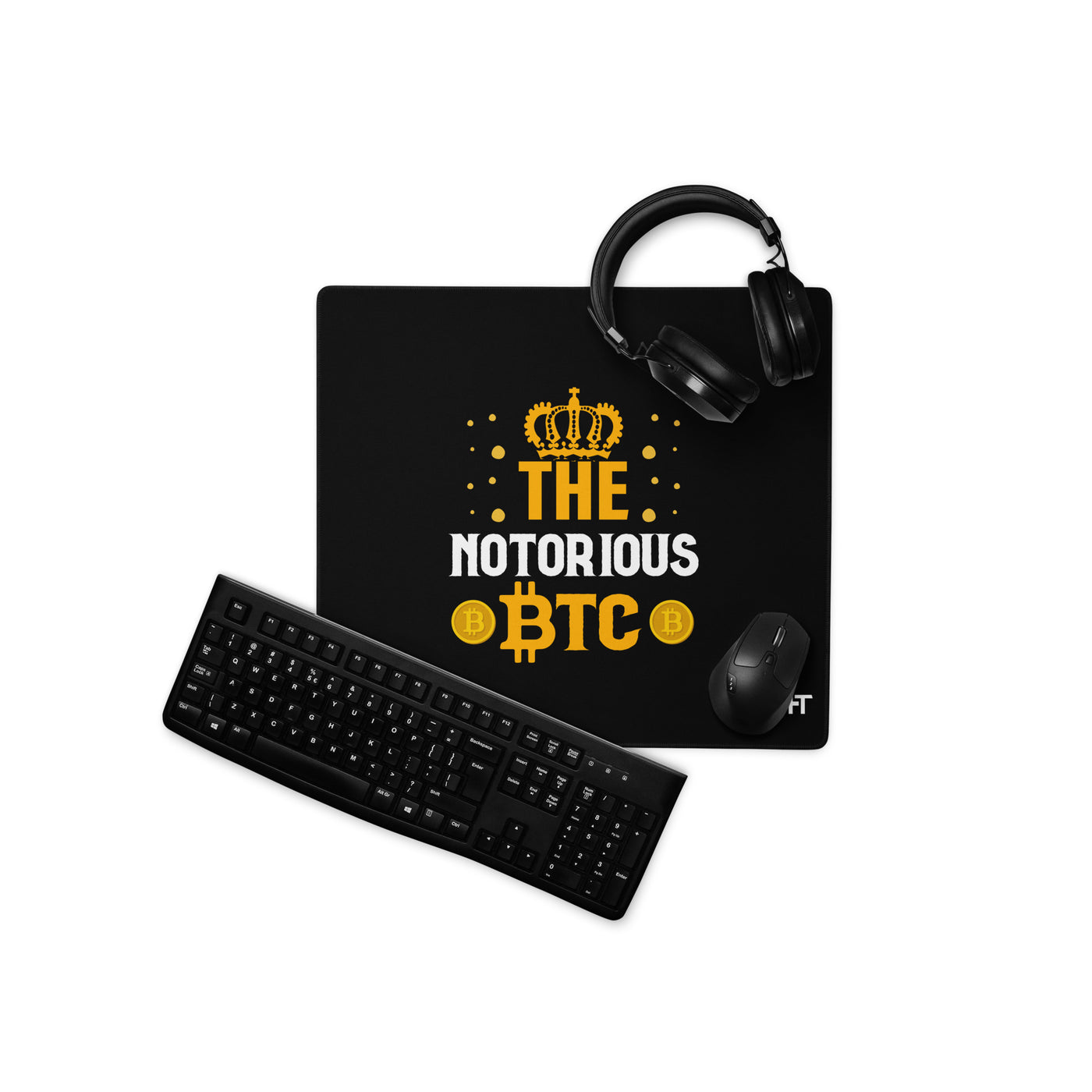 The Notorious Bitcoin - Desk Mat