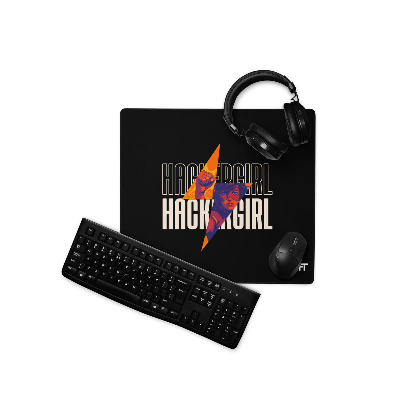 Hacker Girl V1 -  Desk Mat