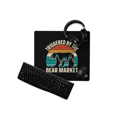 Triggered by the Bear Market - Desk Mat