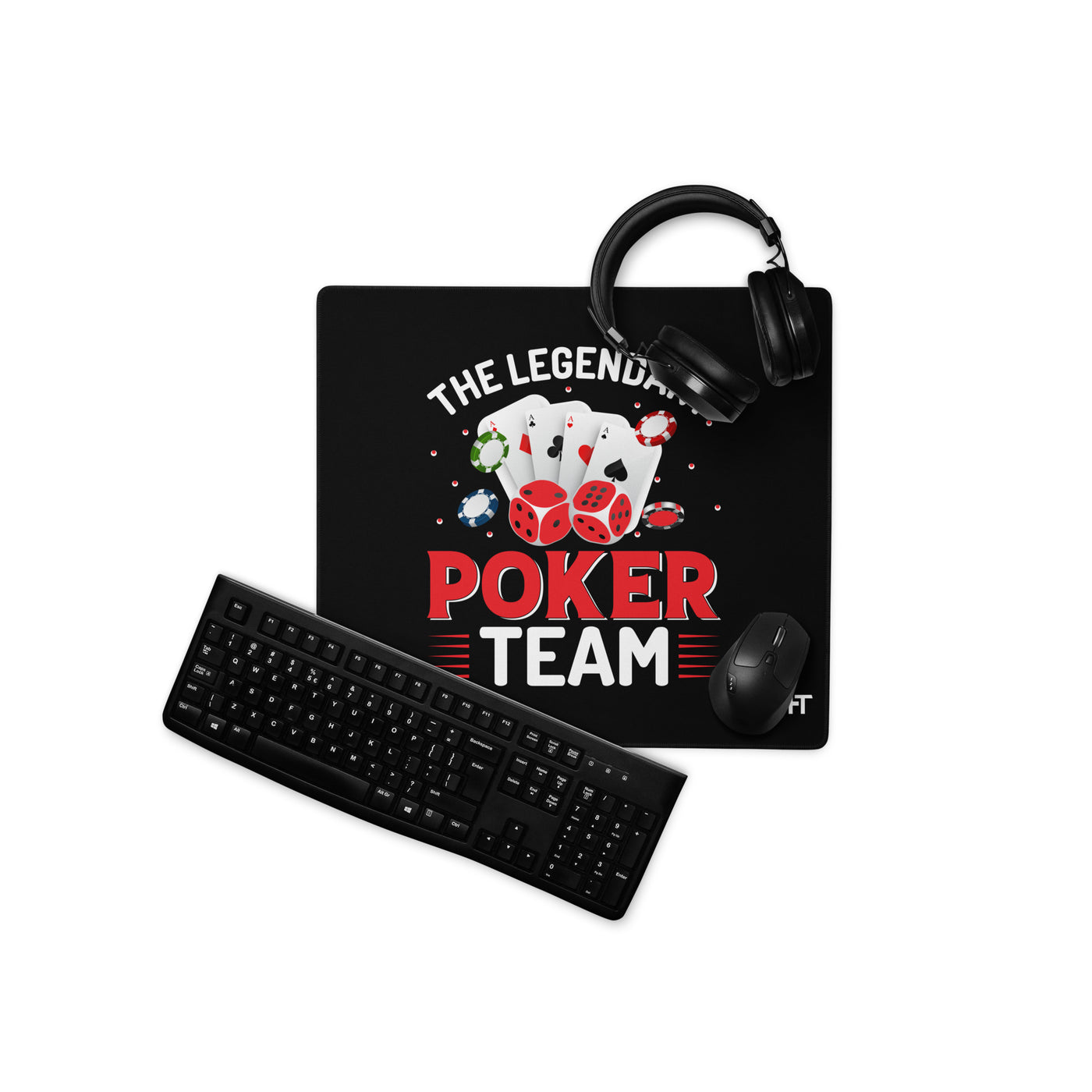 The Legendary Poker Team - Desk Mat