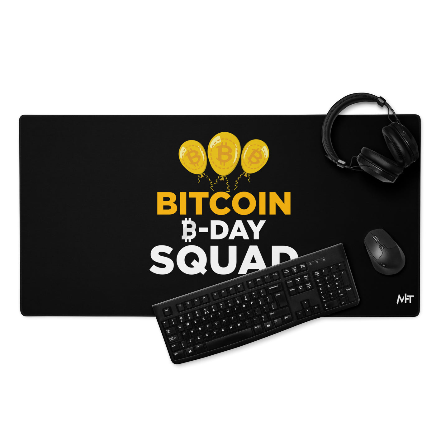 Bitcoin B-Day Squad - Desk Mat