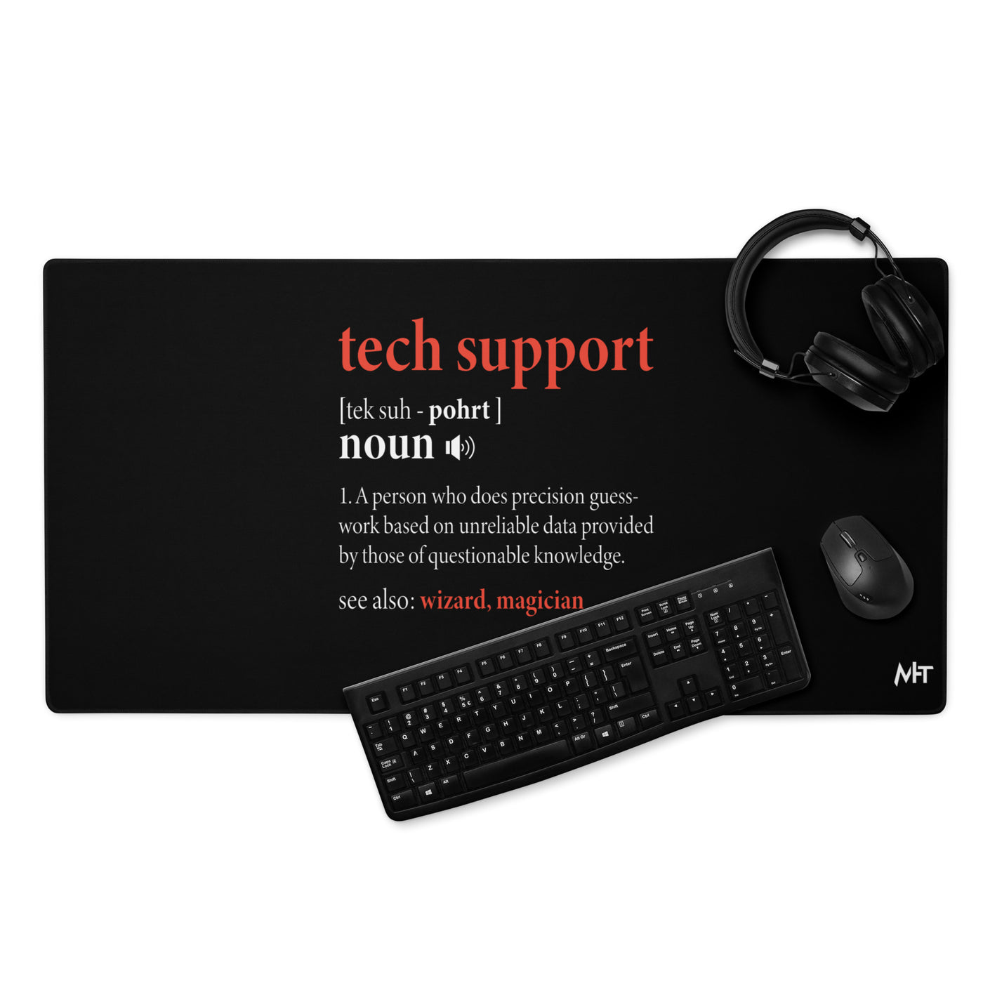 Tech Support Definition - Desk Mat