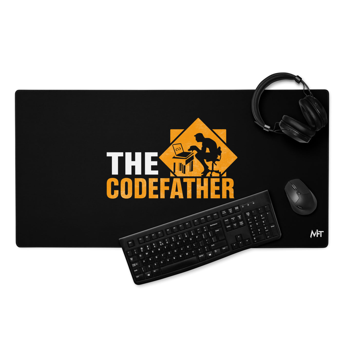The Code Father Desk Mat