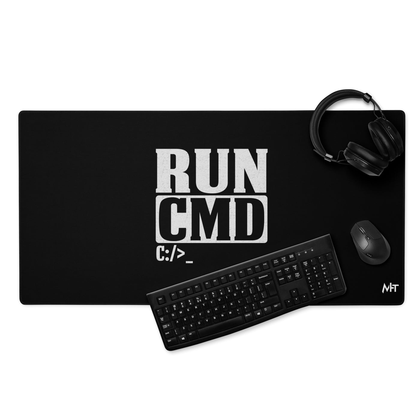Run CMD C:/>_ - Desk Mat