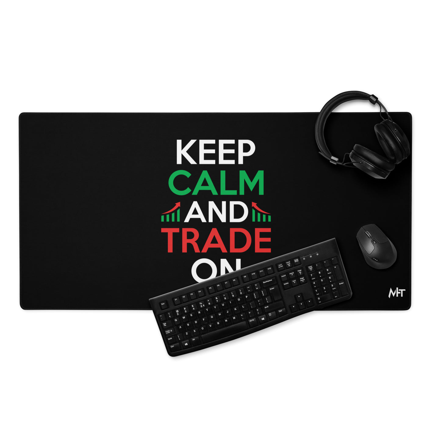 Keep Calm and Trade On - Desk Mat