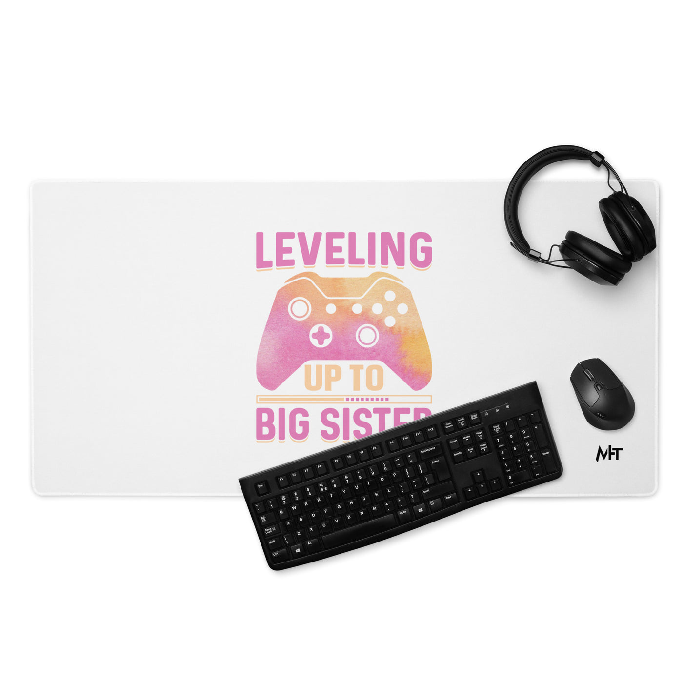 Levelling up to Big Sister for light color - Desk Mat