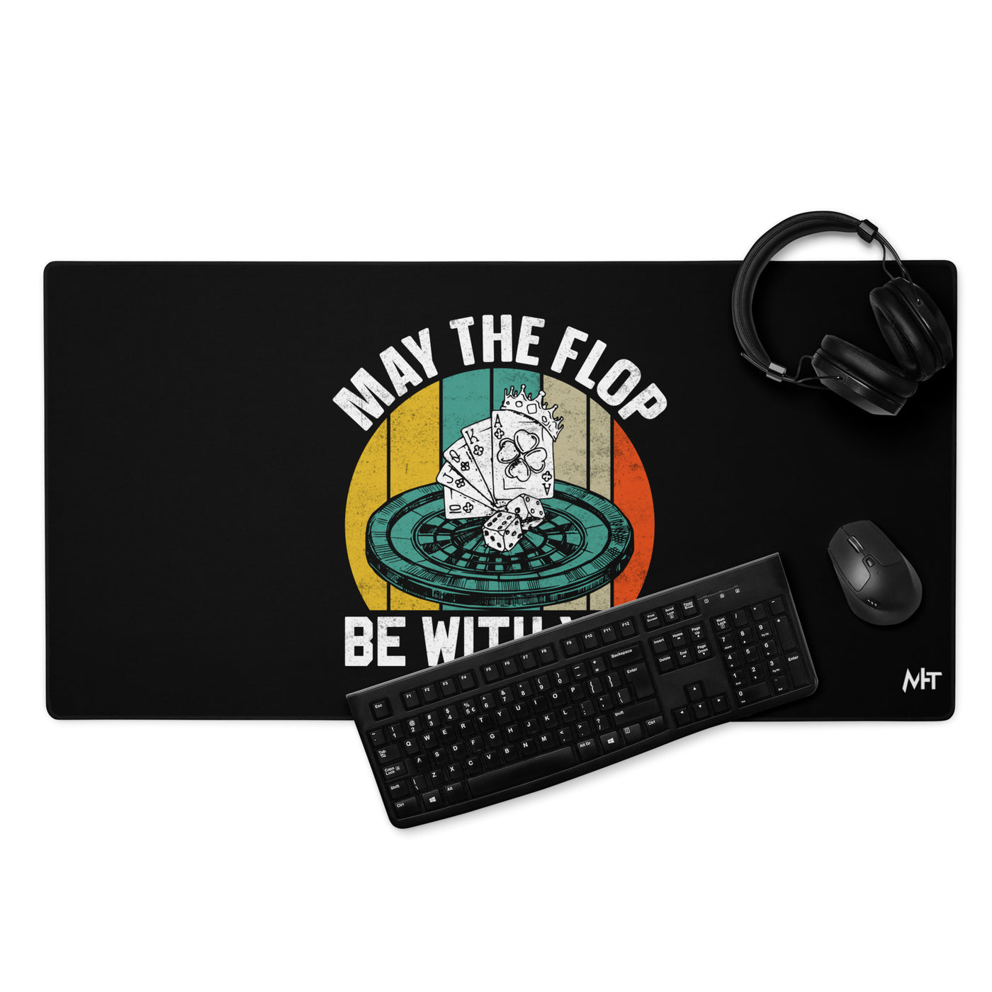 May the Flop be with you - Desk Mat