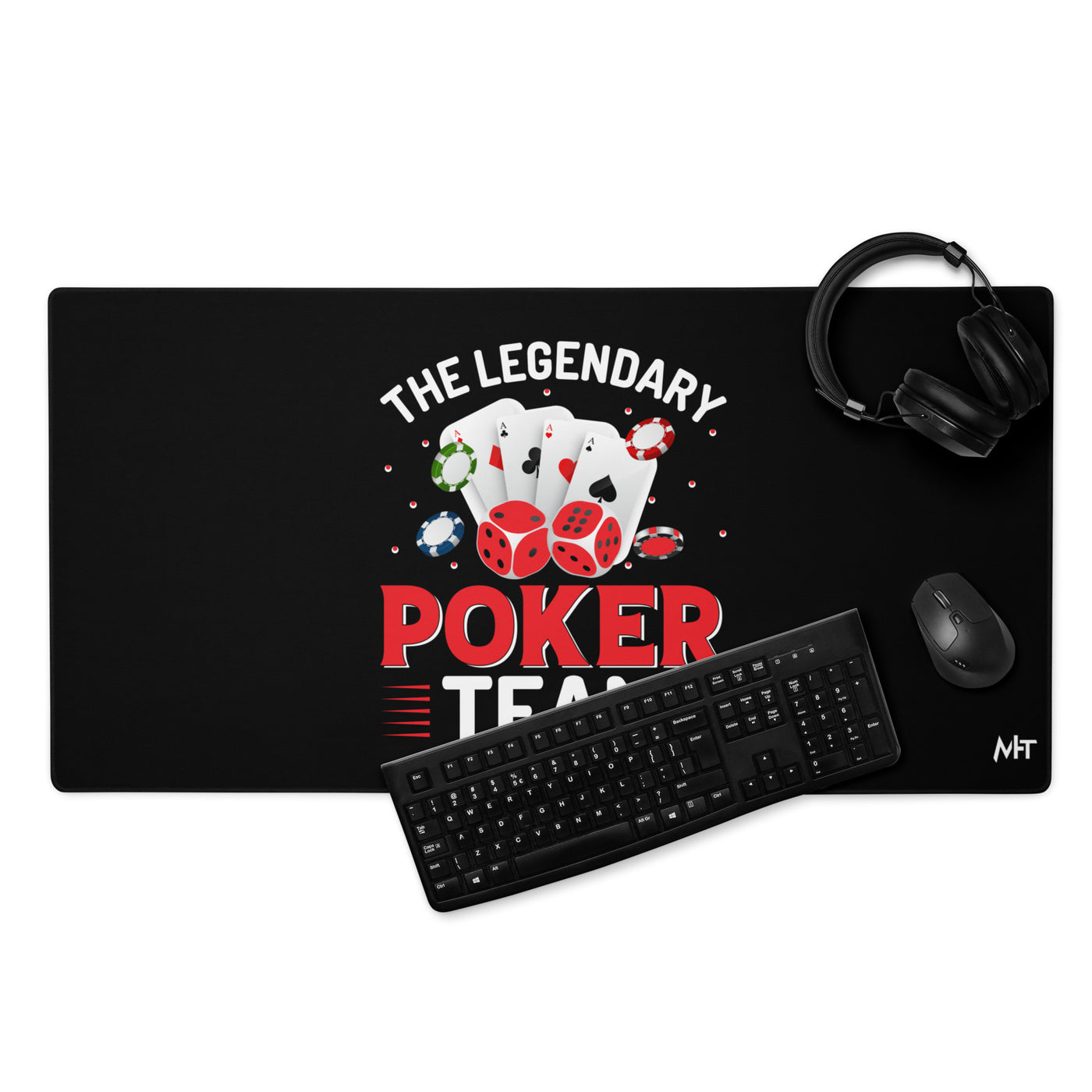 The Legendary Poker Team - Desk Mat
