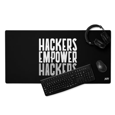 Hackers Empower Hackers - Desk Mat
