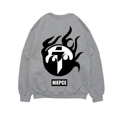 I-Tech Yin Yang Flames Crewneck by MyHackerTech