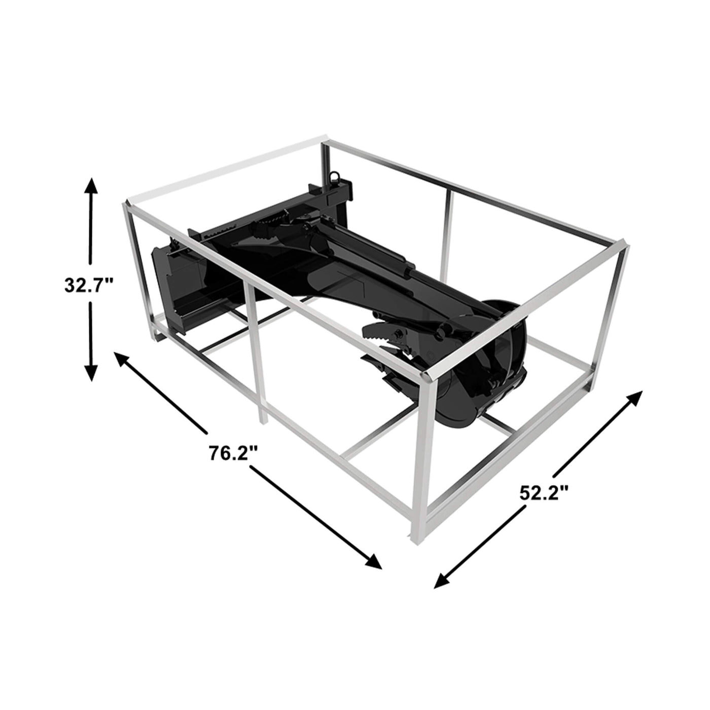 Heavy-Duty Universal Skid Steer Backhoe Digger Bucket Attachment With ...