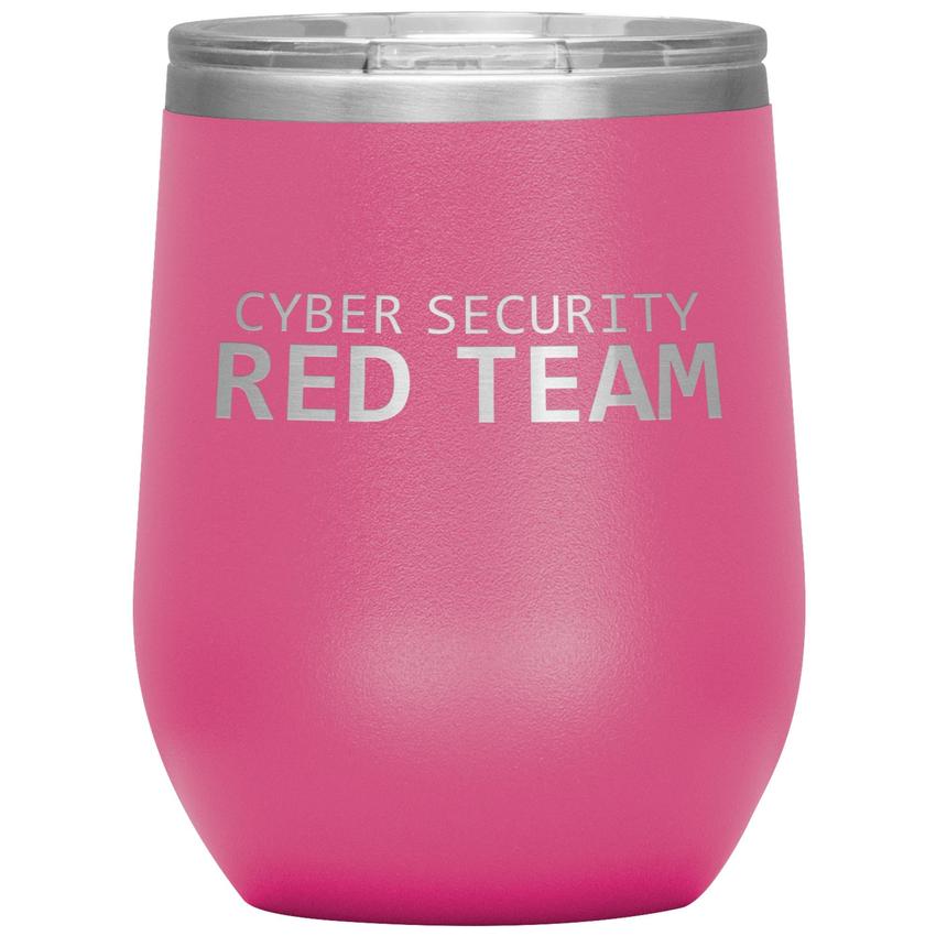 Cyber Security Red Team - Wine Tumbler by MyHackerTech