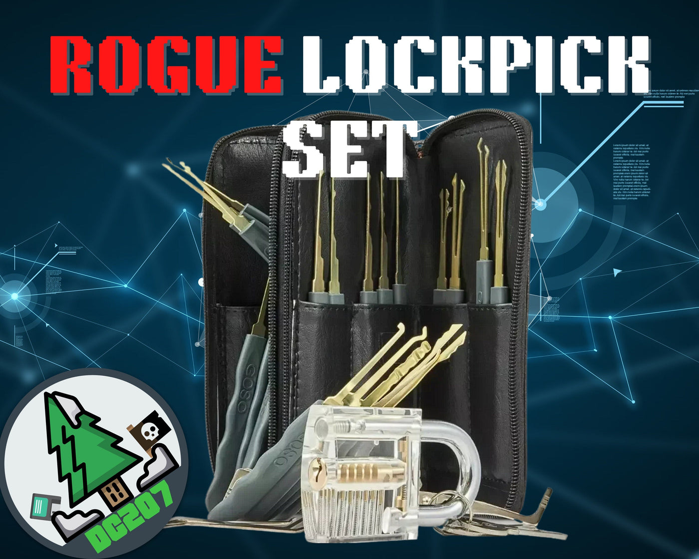 Rogue Lockpick Set (Ships next day!) by MyHackerTech