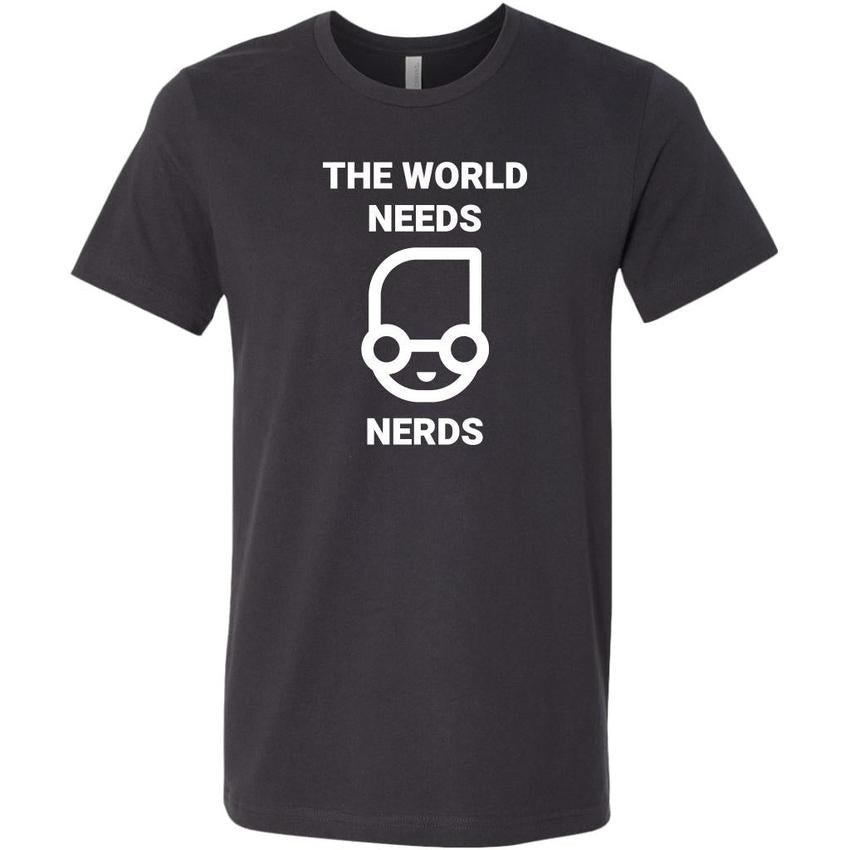 The world needs nerd - Canvas Mens Shirt by MyHackerTech