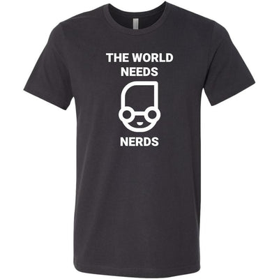 The world needs nerd - Canvas Mens Shirt by MyHackerTech