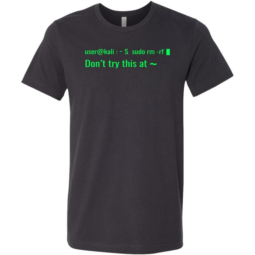 sudo rm -rf - Don't try this at home - Canvas Mens Shirt by MyHackerTech