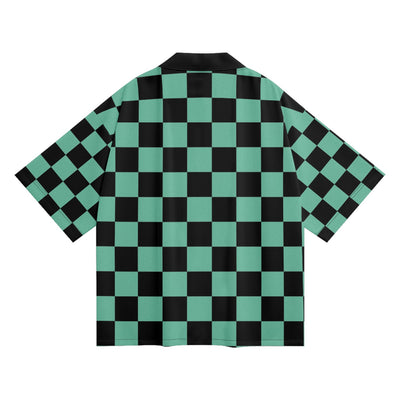 K33 Green Checker Kimono by MyHackerTech