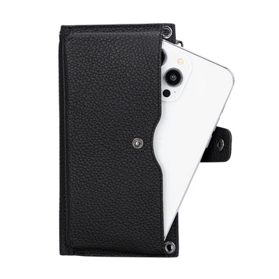 Kaycee Leather Women's Cell Phone Wallet with Strap by MyHackerTech