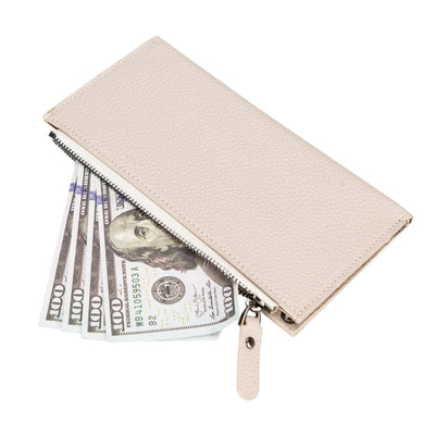 Kaycee Leather Women's Cell Phone Wallet with Strap by MyHackerTech