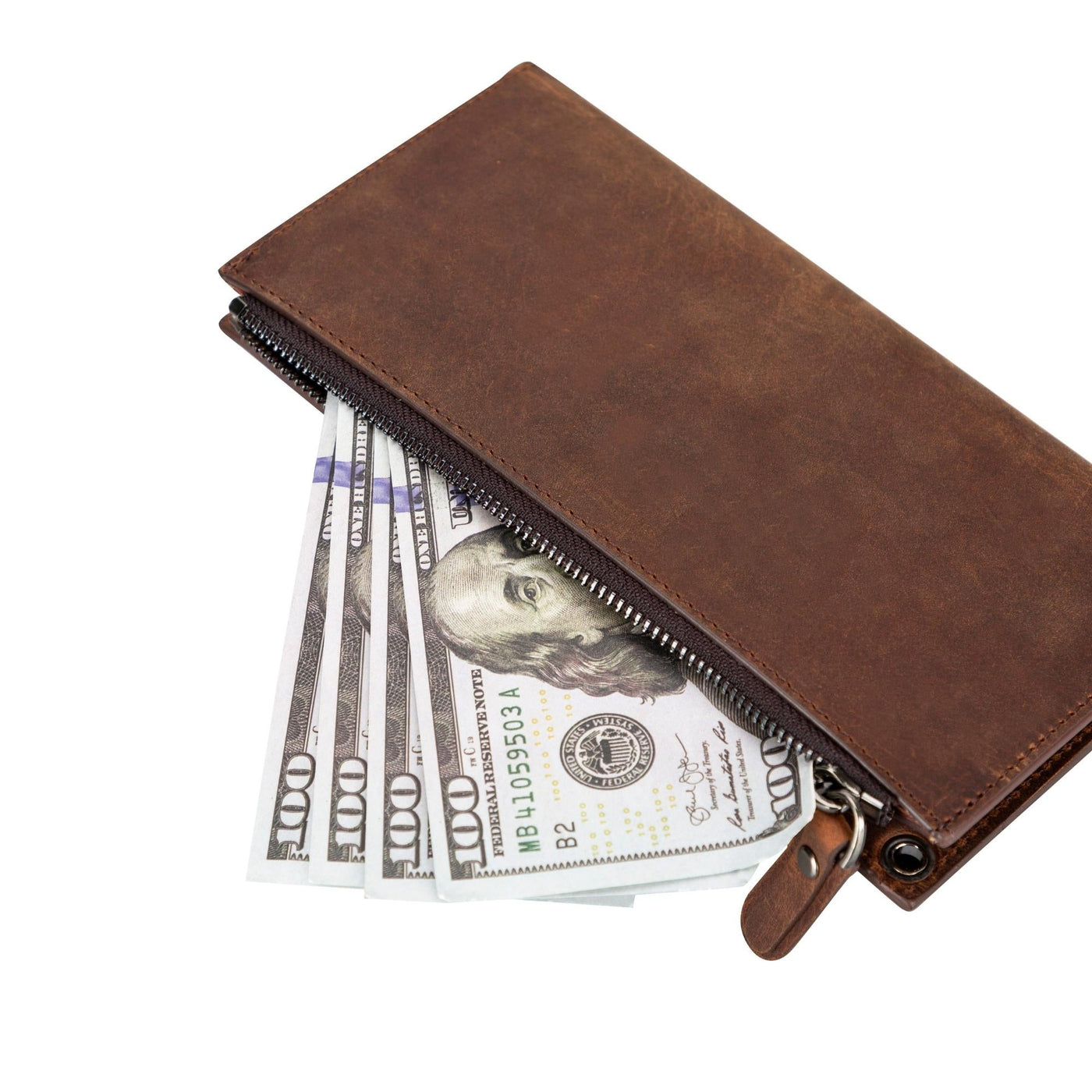 Kaycee Leather Women's Cell Phone Wallet with Strap by MyHackerTech