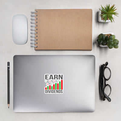 Earn Dividends - Bubble-free stickers