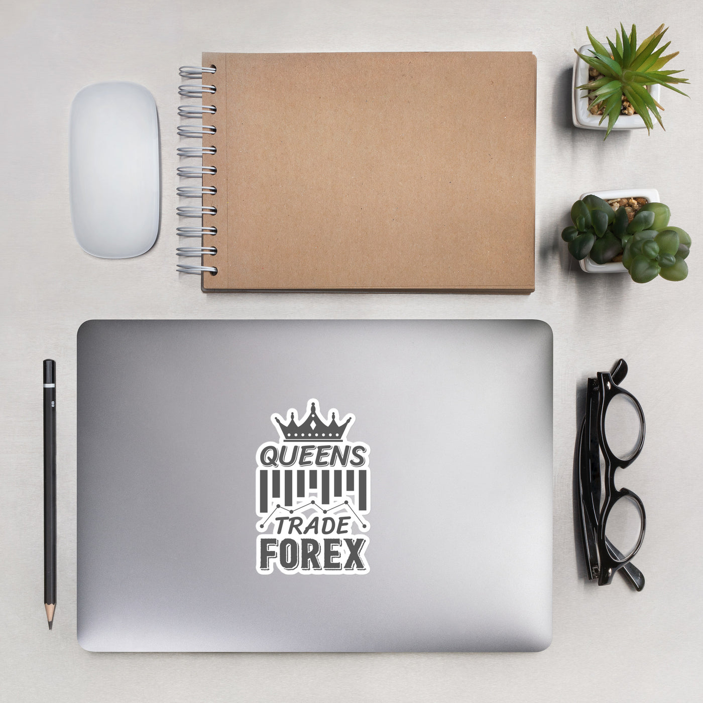 Queens Trade Forex - Bubble-free stickers
