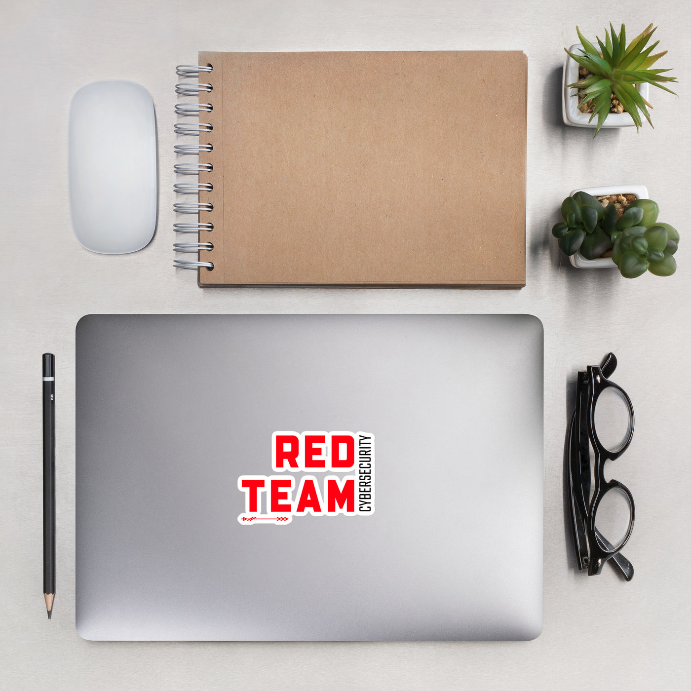 Cyber Security Red Team V8 - Bubble-free stickers
