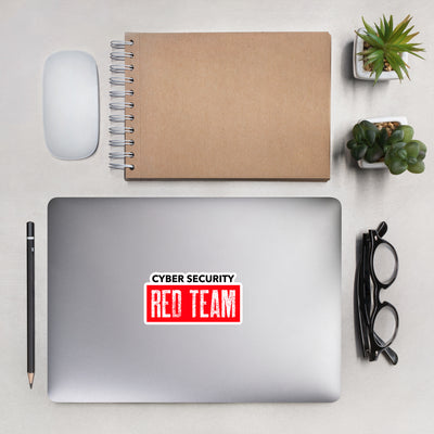 Cyber Security Red Team V1 - Bubble-free stickers