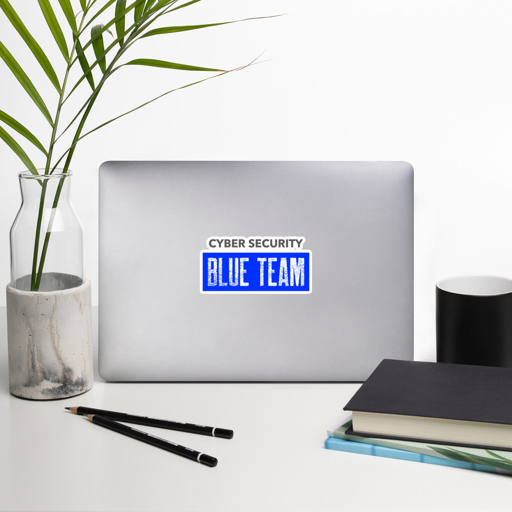 Cyber Security Blue Team V5 - Bubble-free stickers