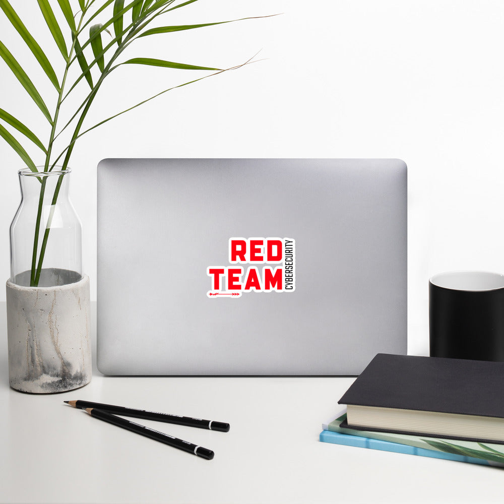 Cyber Security Red Team V8 - Bubble-free stickers