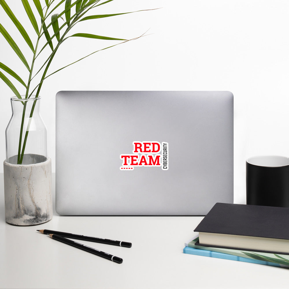 Cyber Security Red Team V12 - Bubble-free stickers