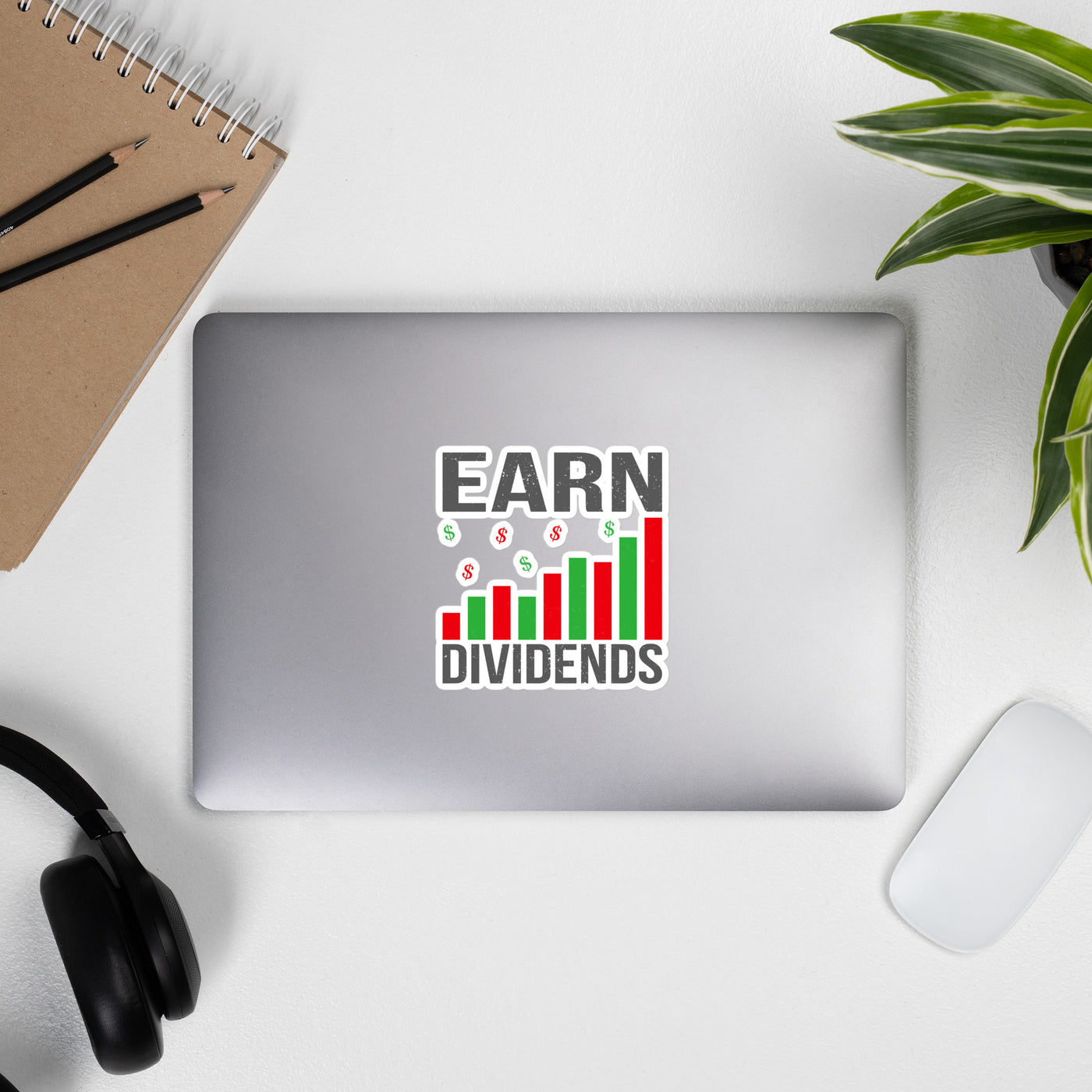 Earn Dividends - Bubble-free stickers