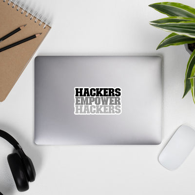 Hackers Empower Hackers V2 - Bubble-free stickers